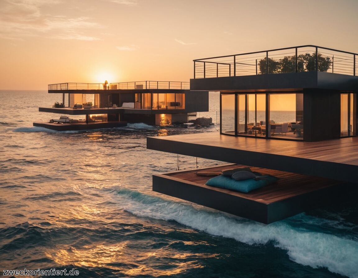 Finanzielle Aspekte und Investitionsrisiken   - Immobilien auf schwimmenden Plattformen im Meer  