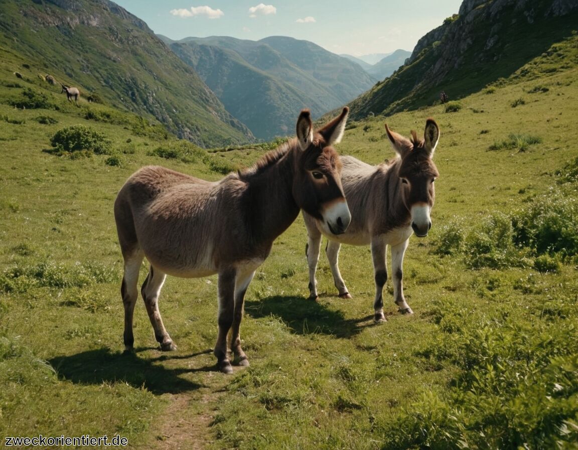 Abenteuerliche Erlebnisse in der Natur   - Reisen mit Eseln: Ursprüngliche Entdeckungen abseits der Straße