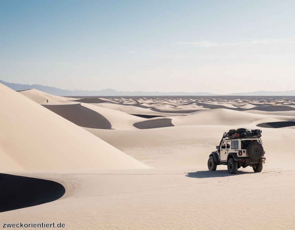 Reisetechniken: Offroad-Fahrten und Wandern   - Extreme Wüstenreisen: Von weißen Wüsten bis zu schwarzen Dünen
