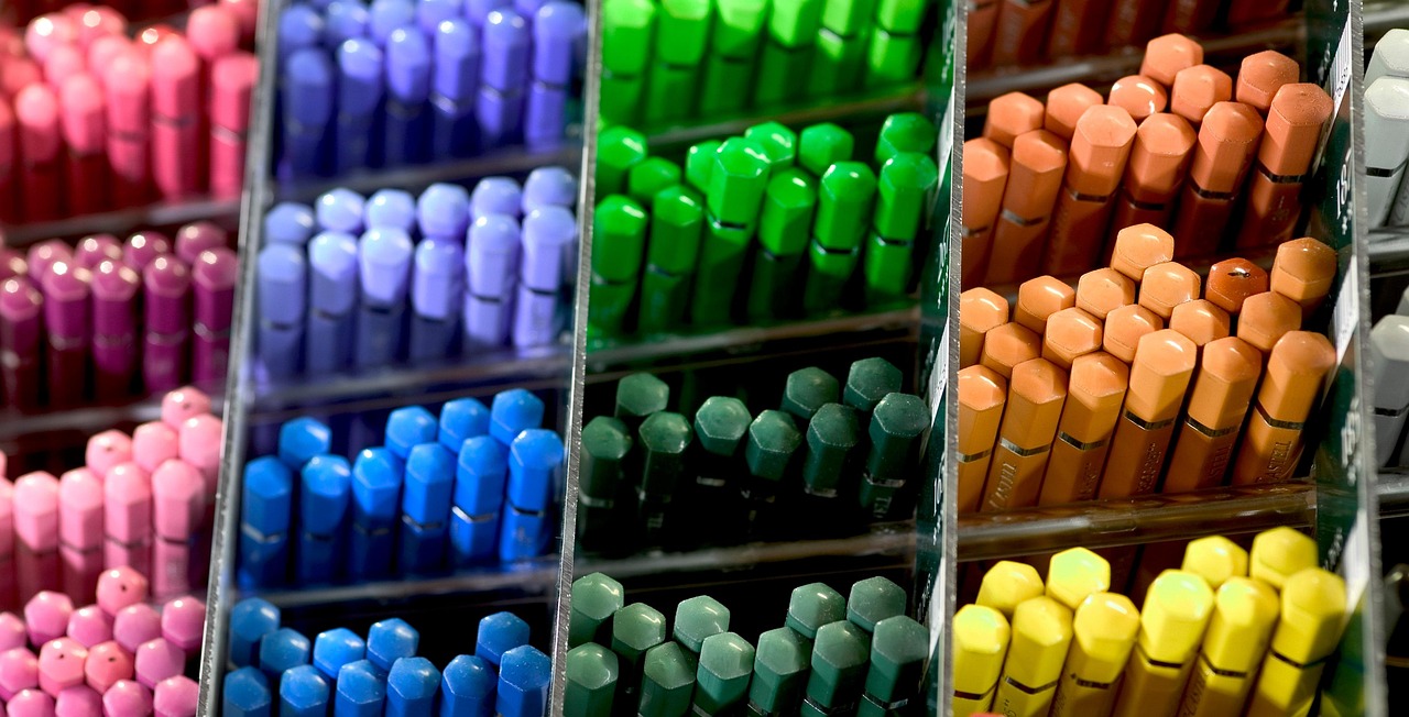 back to school, colored pencils, stationery, paper goods, pencils, handcraft, to paint, shopping, range, color choice, multicoloured