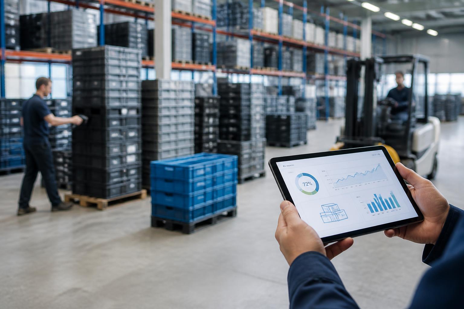 Kosten senken mit digitalem Behältermanagement in der Logistik