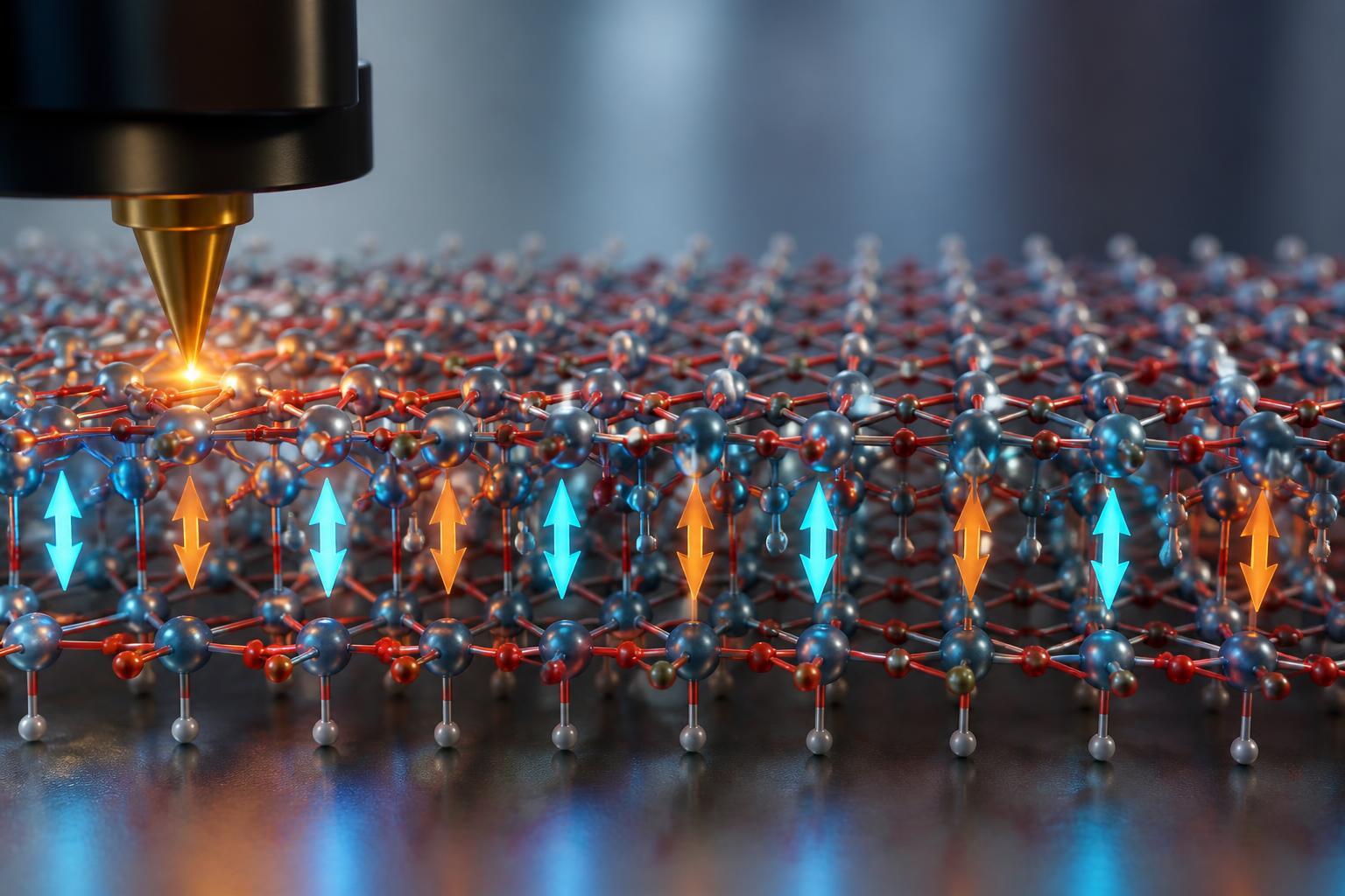 Bei 3 Nanometern bricht die Symmetrie von gewöhnlichem Titandioxid und es zeigt Ferroelektrizität