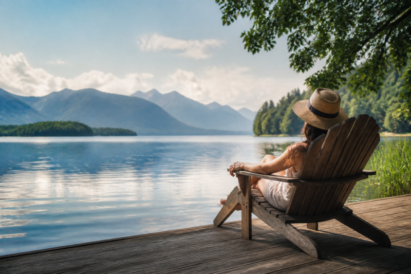 Urlaub am See: Warum Wasser die Erholung so viel leichter macht